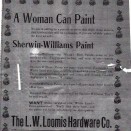 Now Women Can Paint! Advertisement.