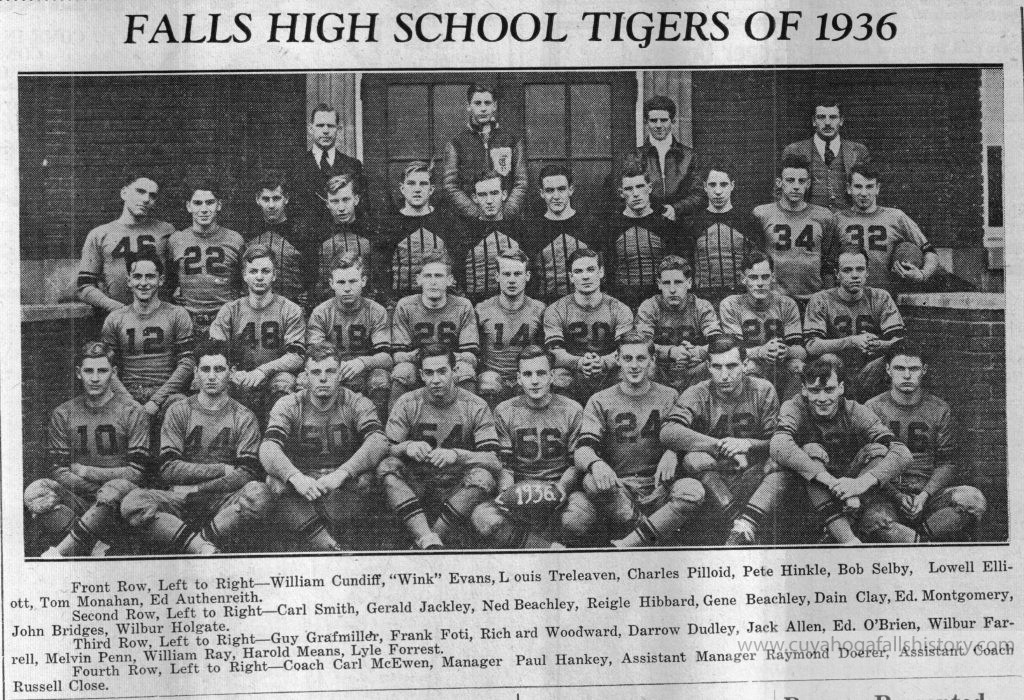 1936 Falls High School Football Team