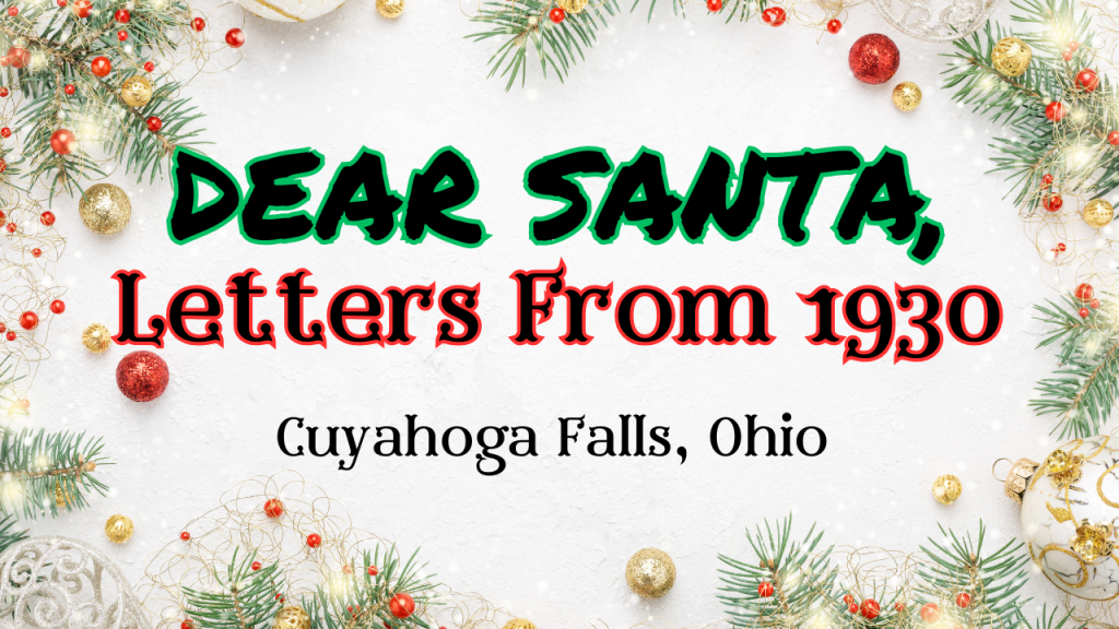 CFO Letters to Santa Claus in 1930